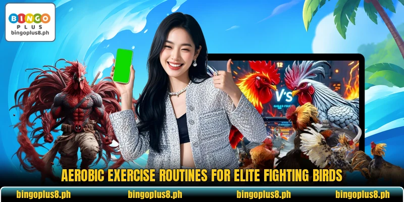 Aerobic exercise routines for elite fighting birds