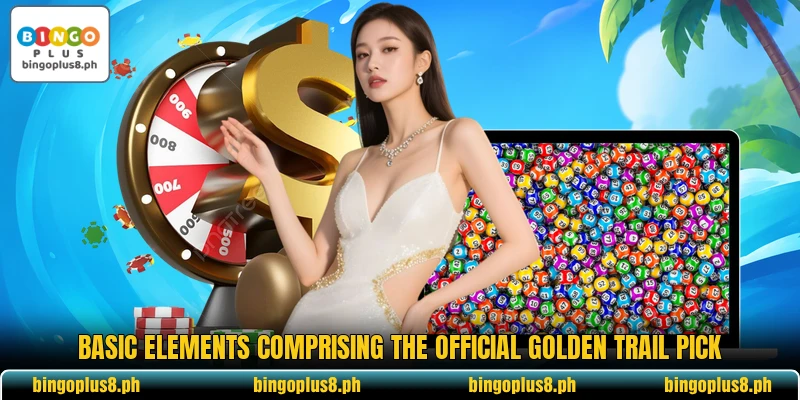 Basic elements comprising the official Golden Trail Pick