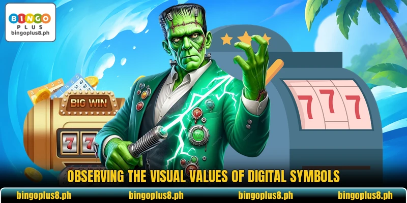 Observing the visual values of digital symbols