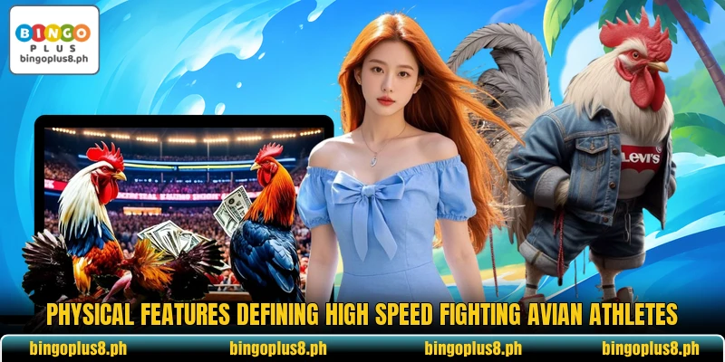 Physical features defining high speed fighting avian athletes