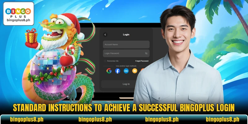 Standard instructions to achieve a successful BingoPlus login Standard instructions to achieve a successful BingoPlus login