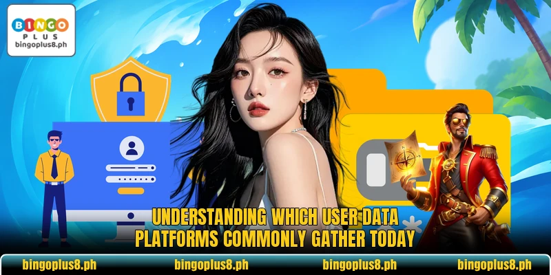 Understanding which user data platforms commonly gather today